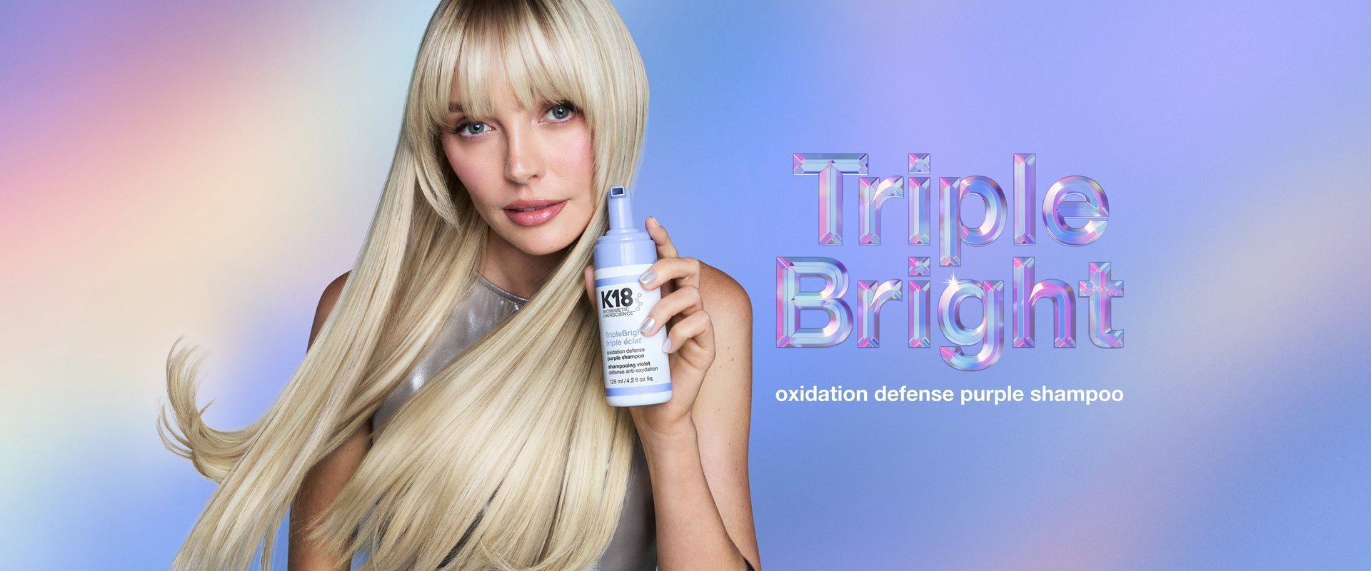Meet TripleBright Oxidation Defense Purple Shampoo