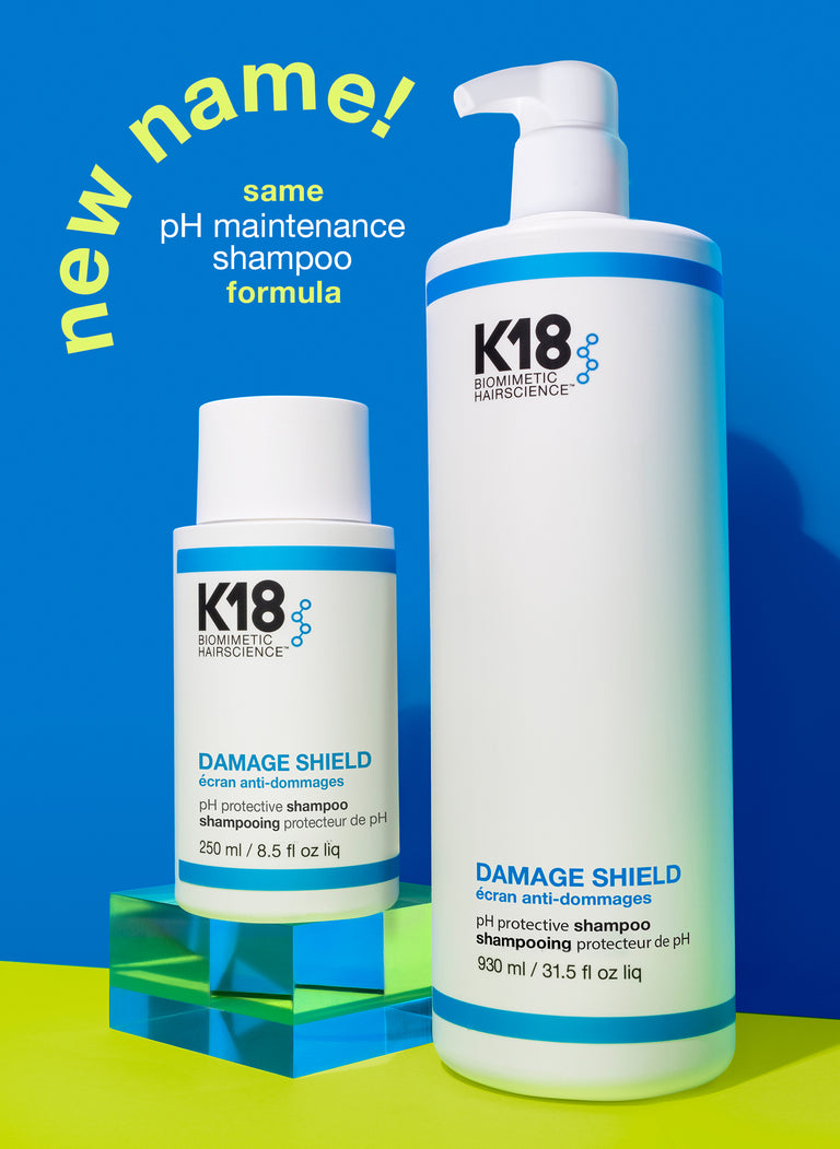 Image of DAMAGE SHIELD protective conditioner + shapoo. new name! same pH maintenance shampoo formula
