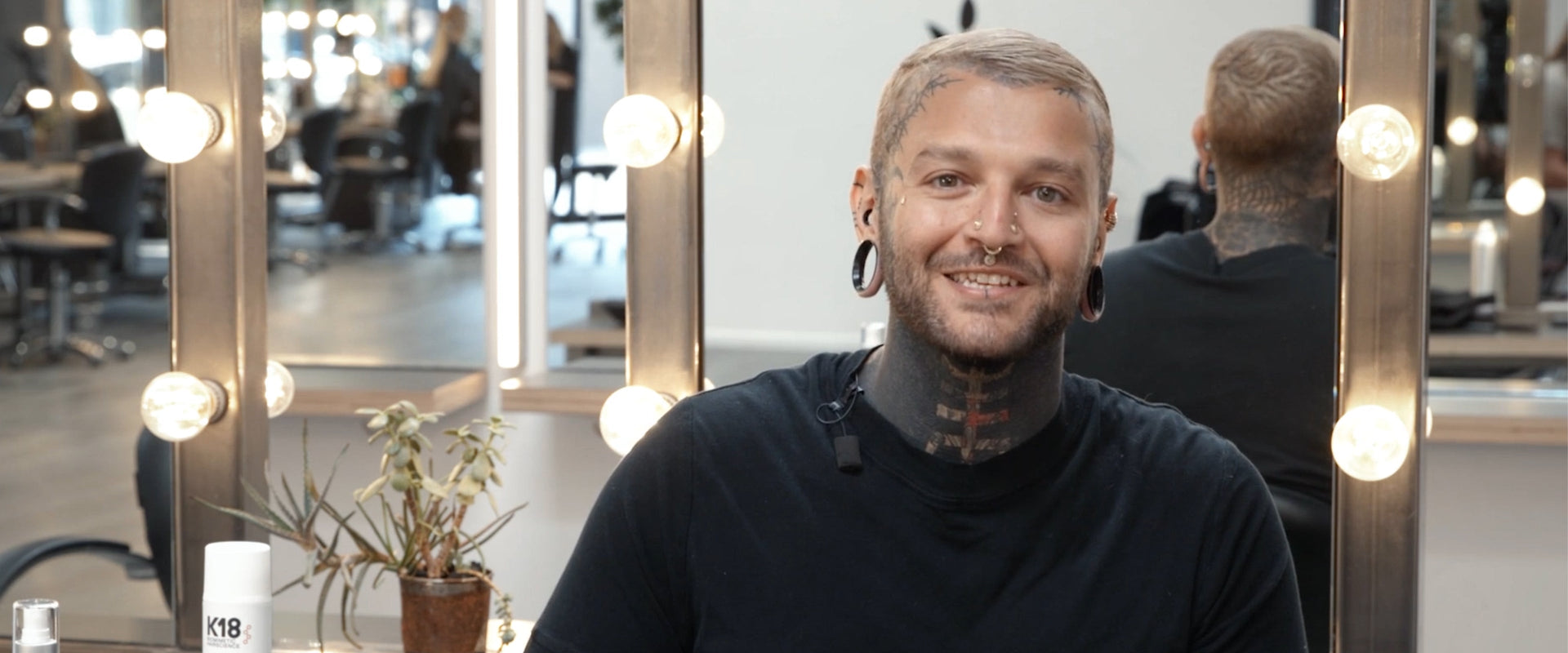 how to use K18 in the salon