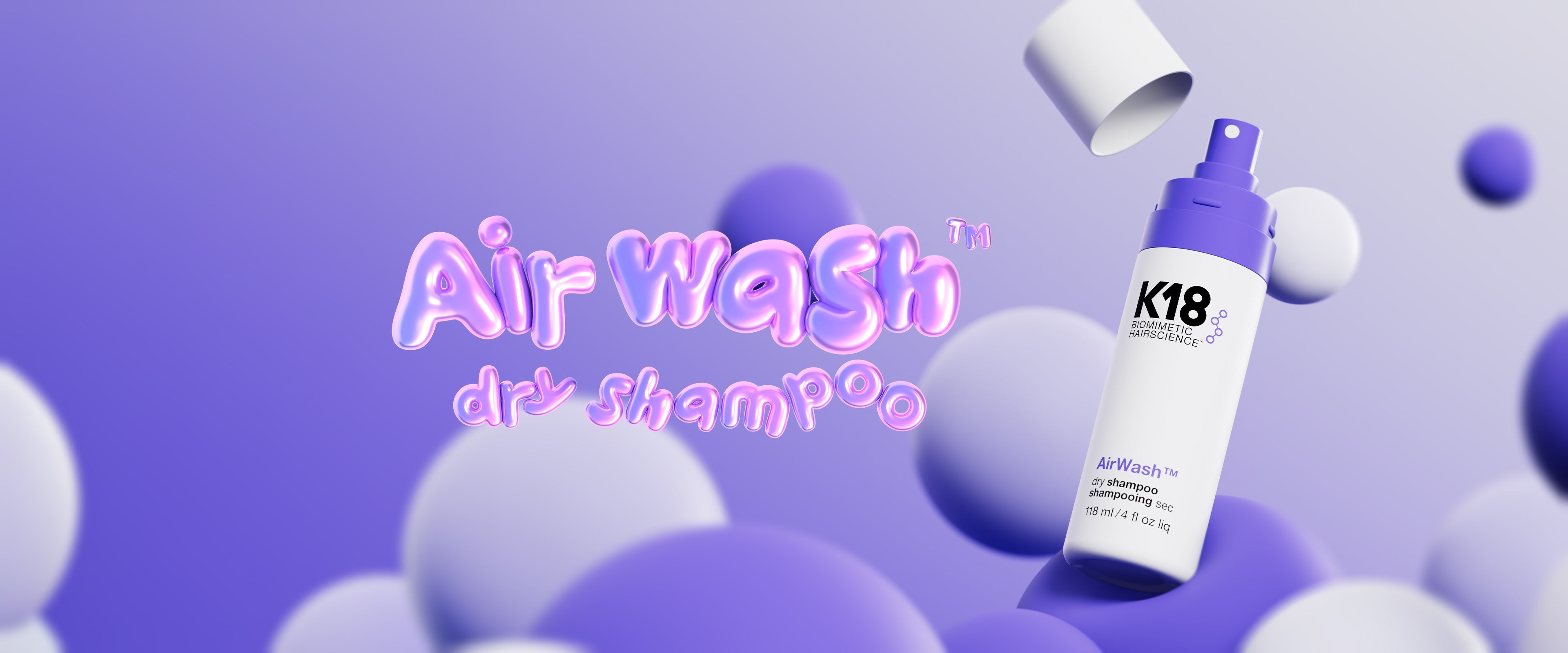 Meet AirWash™: The Reinvention of Dry Shampoo | K18 PRO