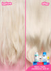 Imagen de antes y después usando detox, mascarilla, acondicionador y aceite.
