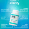K18 shampoo bottle with product features on a blue background