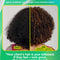 Before and after of 4c curly hair using the K18 starter set. 