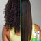 Before and after using k18 professional leave in hair mask and professional hair mist. 