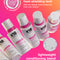 K18 hair care products with ressilicore heat-shielding technology on a pink background