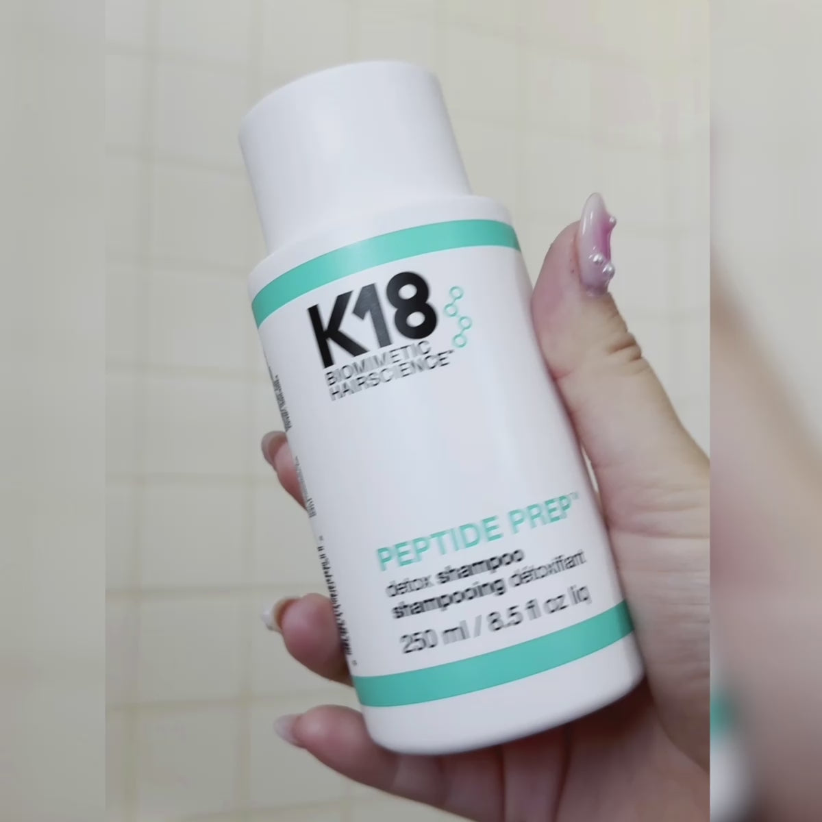 PEPTIDE PREP™ detox shampoo 32oz | K18 Hair PRO