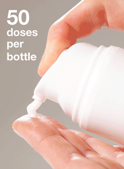 Mascarilla capilar reparadora molecular sin enjuague de tamaño completo: 50 dosis por botella.