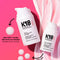 full size leave in mask- start with 1 pump add more as needed. Mini size mask- start with 3 pumps add more as needed. 